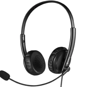 Sandberg 2in1 Office Headset Jack+USB -kuulokkeet, Musta