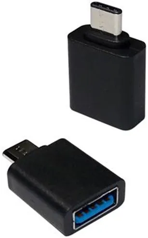 Insmat USB-C – USB-A -adapteri, Musta