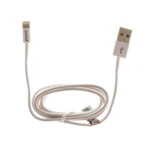 Insmat USB-A - Lightning -kaapeli, 1 m, Valkoinen