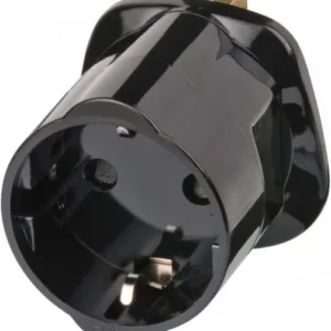 Brennenstuhl matkasovitin, EU -brittiläinen, maad., kosketussuoja, mu