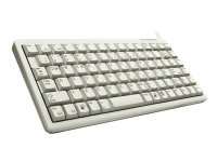 CHERRY Compact-näppäimistö G84-4100 - Näppäimistö - USB - QWERTY - USA - vaaleanharmaa