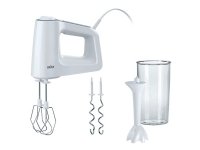 Braun HM 3105 WH, Käsisekoitin, Valkoinen, Muovi, Ruostumaton teräs, 500 W