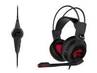 MSI DS502GAMING, Langallinen, Pelaaminen, 20 - 20000 Hz, 405 g, Kuulokkeet, Musta, Punainen