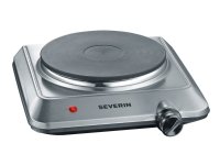 SEVERIN KP 1092 - Sähkökäyttöinen keittolevy - 1,5 kW - harjattua ruostumatonta terästä