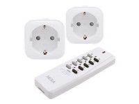 Nexa MYCR-2 PLUG-IN ON/OFF-sarja - Smart stik - trådløs - 433,92 MHz (pakke med 2)