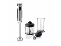 WMF 61.3024.0147, Upotettava sekoitin, 1,6 L, Jäänmurskaus, 700 W, Musta, Ruostumaton teräs
