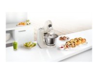 Bosch MUM58L20, 3,9 L, Harmaa, Ruostumaton teräs, Valkoinen, Rotaatio, 1,25 L, 2,7 kg, 1,9 kg