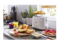 Philips Daily Collection HD2582/00, 2 viipale(i)ta, Valkoinen, Muovi, Rotaatio, Kiina, 830 W