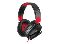 Turtle Beach Recon 70, Wired, Gaming, 20 - 20000 Hz, Headset, Black, Red