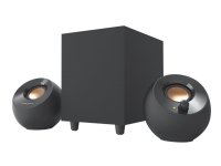 Creative Labs Creative Pebble Plus, 2.1 kanavaa, 8 W, Kotikoneelle, Musta, 75 dB, 122 mm