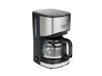 Adler AD 4407, Suodatinkahvinkeitin, Jauhettu kahvi, 550 W, Musta, Hopea