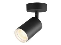 Philips Hue White and Color Ambiance Fugato - Spottivalo - LED-lamppu - GU10 - 5.7 W - 16 miljoonaa väriä - 2000-6500 K - musta