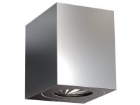 Nordlux Canto Kubi 2, Pinta, Suorakulmio, 2 lamppu(a), 2700 K, IP44, Ruostumaton teräs