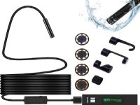 Xrec Endoskooppi / Tarkastuskamera / Wi-fi Usb 1200p 8mm - 10 metriä