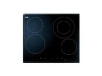 Scandomestic K 62 Premium Collection - Keraaminen liesi - leveys: 59 cm - syvyys 52 cm - viistetyllä kehyksellä - 6400W
