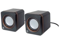 Manhattan 161435, 2.0 kanavaa, 5 cm, 6 W, 90 - 20000 Hz, 4 O, 80 dB