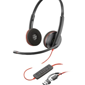 Plantronics Poly Blackwire C3220 -kuulokkeet mikrofonilla