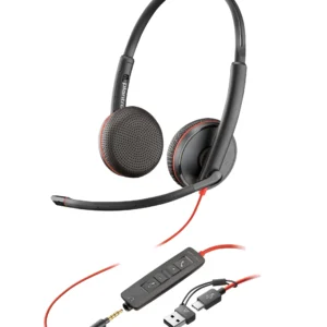 Poly - Plantronics Blackwire C3225 - kuuloke + mikrofon - USB-C