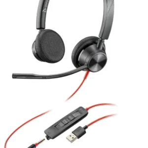 Poly - Plantronics Blackwire 3325 kuuloke + mikrofoni USB-A