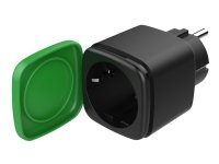 DELTACO SH-OP01 - Älykäs liitin - langaton - 802.11b/g/n - 2.4 Ghz - musta, vihreä