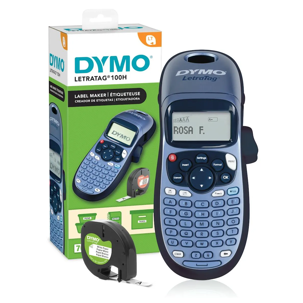 Dymo LetraTag 100H -tarrakirjoitin