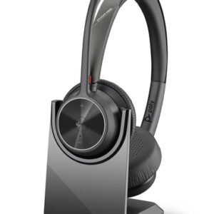 Poly Voyager 4320 UC -langattomat kuulokkeet mikrofonilla + latausasema