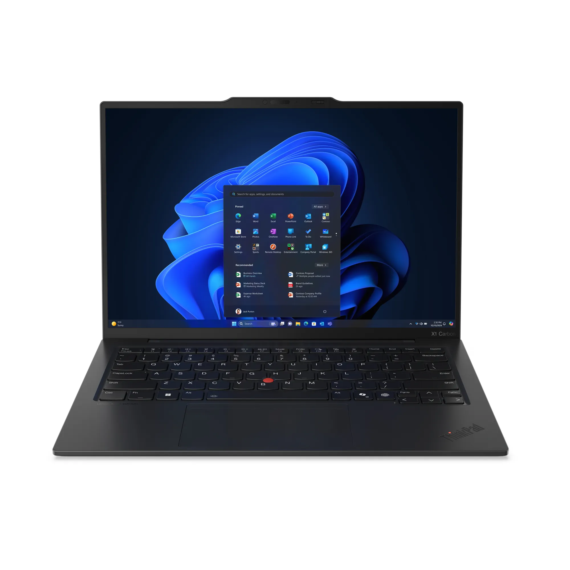 Lenovo ThinkPad X1 Carbon Gen 13 Aura Edition 14" 225U, 16 Gt, 512 Gt SSD, Win 11 Pro -kannettava, Musta