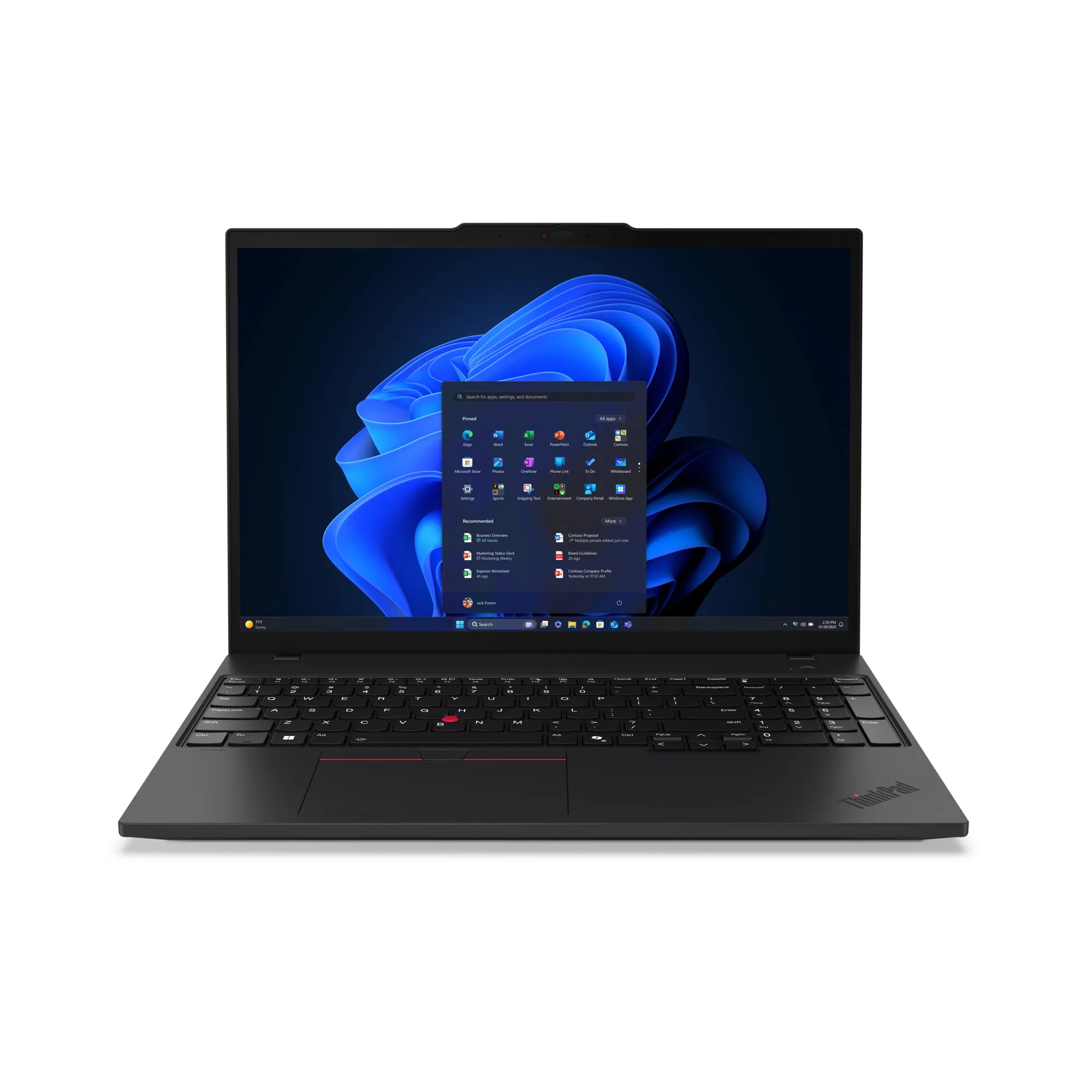 Lenovo ThinkPad T16 Gen 4 (Intel) 16" 225U, 16 Gt, 512 Gt SSD, Win 11 Pro -kannettava, Musta
