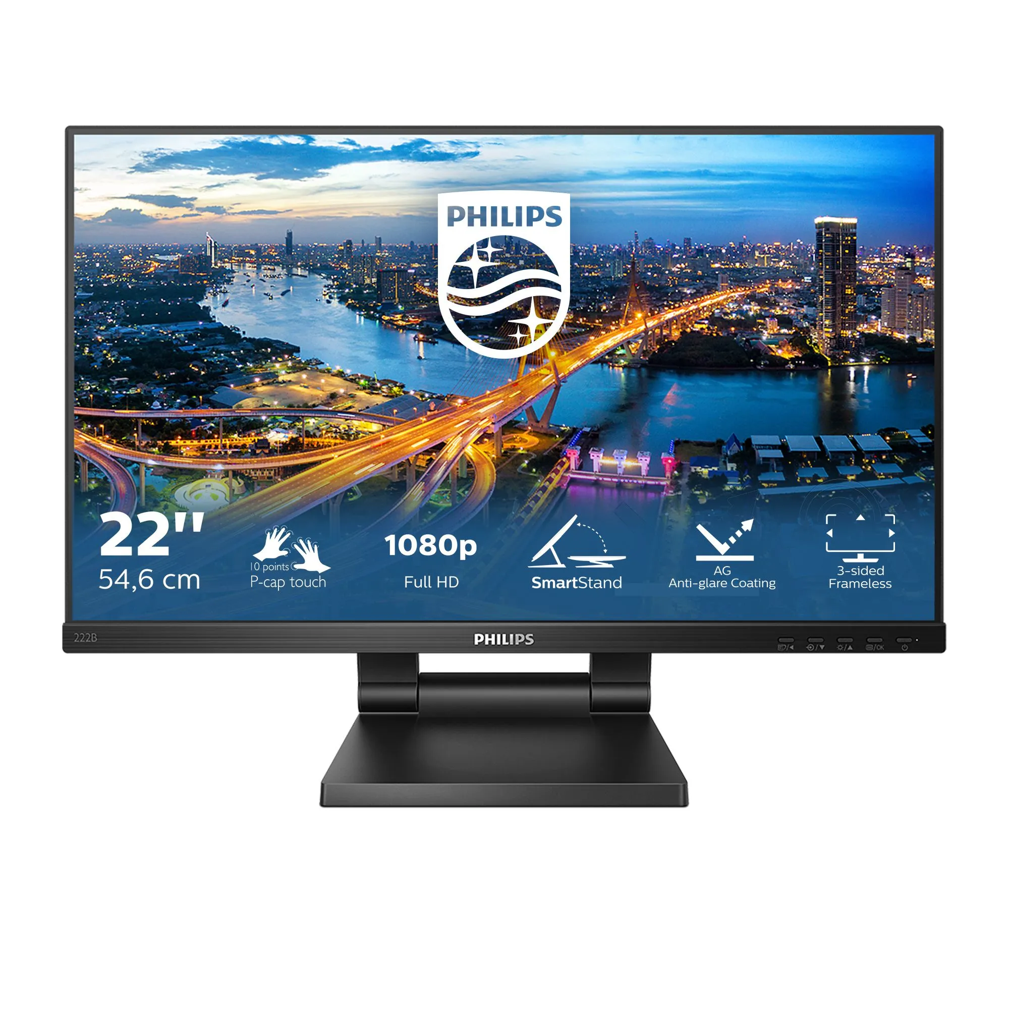 Philips B Line 222B1TC 22" Full HD, IPS -näyttö