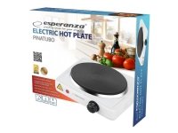 Esperanza PINATUBO - Sähkökäyttöinen keittolevy - 1,5 kW - valkoinen