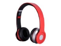 Rebeltec CRYSTAL - Mikrofonipuhelin - øret - Bluetooth - trådløs - rød - rød