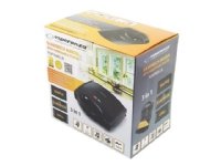 Esperanza PORTABELLA - Paahtoleivänpaahtokone / vohvelikone / grilli - 700 W - mustaa