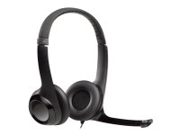 Logitech H390 - Kuulokkeet - korvalla - kaapeli - USB - Musta