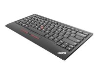 Lenovo 4Y40X49493, Mini, RF Wireless + Bluetooth, QWERTY, Musta