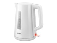 Philips 3000 series Series 3000 HD9318/00 Muovinen keitin, 1,7 L, 2200 W, Valkoinen, Muovi, Veden tason ilmaisin, Johdoton
