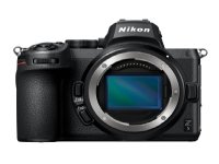 Nikon Z 5, 24,3 MP, 6016 x 4016 pikseliä, CMOS, 4K Ultra HD, Kosketusnäyttö, Musta