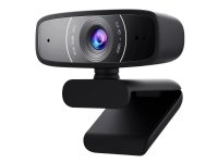 ASUS Webcam C3, 1920 x 1080 pikseliä, Full HD, 30 fps, USB 2.0, Musta, Klipsi