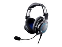 Audio-Technica ATH-G1, Langallinen, Pelaaminen, 5 - 40000 Hz, Kuulokkeet, Musta, Sininen