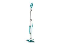 Polti SV450 Double, Steam mop, 0,3 L, Ruostumaton teräs, Turkoosi, Valkoinen, Rotaatio, 7,5 m, 1500 W