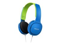 Philips Lasten kuulokkeet SHK2000BL/00, Langallinen, 12 - 22000 Hz, Musiikki, 100,2 g, Kuulokkeet, Sininen, Vihreä