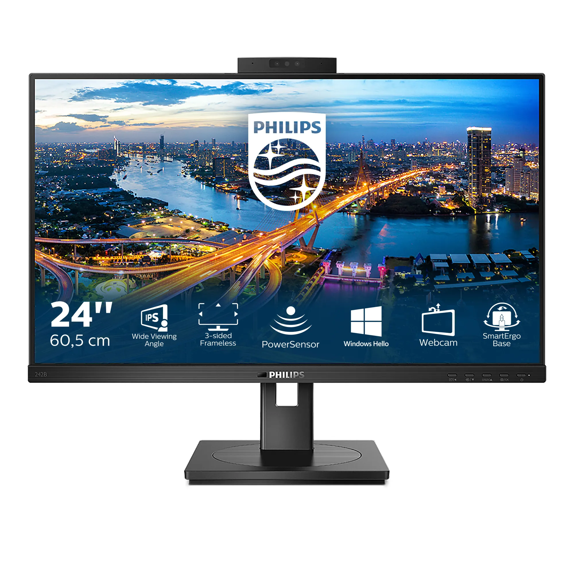 Philips 24" B-Line 242B1H, Full HD, IPS -näyttö