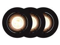 Nordlux Carina | Smart | Recessed spot 3-Kit | Black