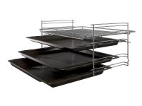 Bosch HLN39A020, Vapaasti seisova liesi, Valkoinen, Rotaatio, Kosketus, Hopea, Etu, 1,5 m