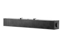 HP S101 - Soundbar - monitoriin - 2,5 Watt - musta (ristikkoväri - musta) - HP 280, 34, Z1 G9  Elite 600 G9, 800 G9  EliteDesk 80X G8  Pro 400 G9  ProDesk 405 G8 - HP 280, 34, Z1 G9  Elite 600 G9, 800 G9  EliteDesk 80X G8  Pro 400 G9  ProDesk 405 G8)