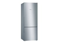 Bosch Serie | 4 KGV58VLEAS - Jääkaappipakastin - pakastin - leveys: 70 cm - syvyys: 77 cm - korkeus: 191 cm - 503 litraa - E-luokka - inox