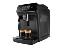 Philips 1200 series 2 juomaa Täysautomaattiset espressokeittimet, Espressokone, 1,8 L, Kahvipavut, Sisäänrakennettu jauhin, 1500 W, Musta