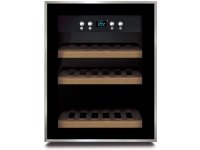 Caso WineSafe 12, Vapaasti seisova, 12 pullo(a), 80 W, F, Sisätilojen valo, Musta