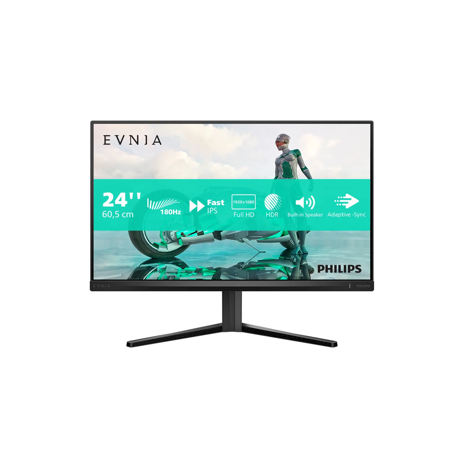 Philips Evnia 3000 24M2N3200S 24" Full HD, IPS, 180hz -pelinäyttö