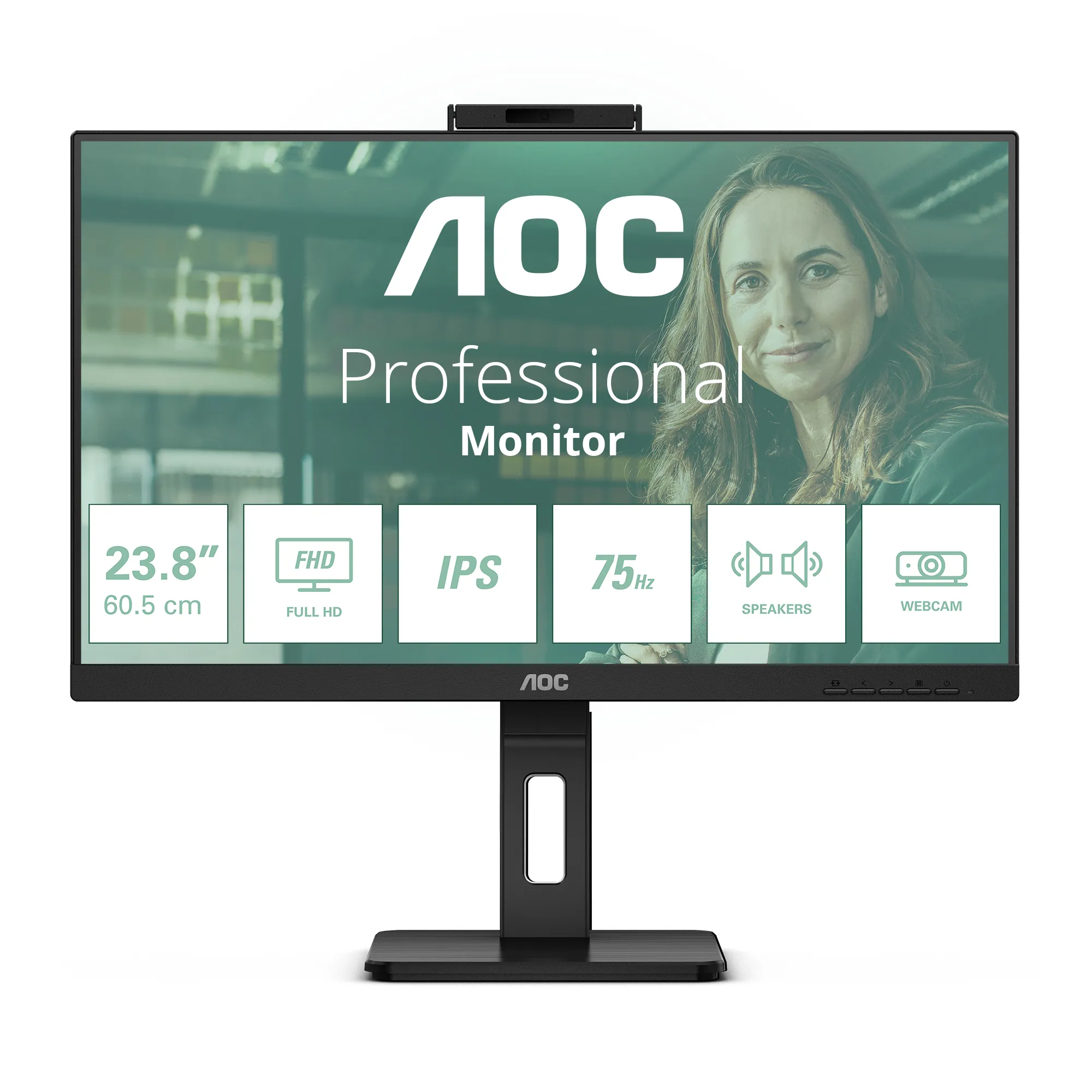 AOC 24" 24P3QW Full HD, IPS -näyttö