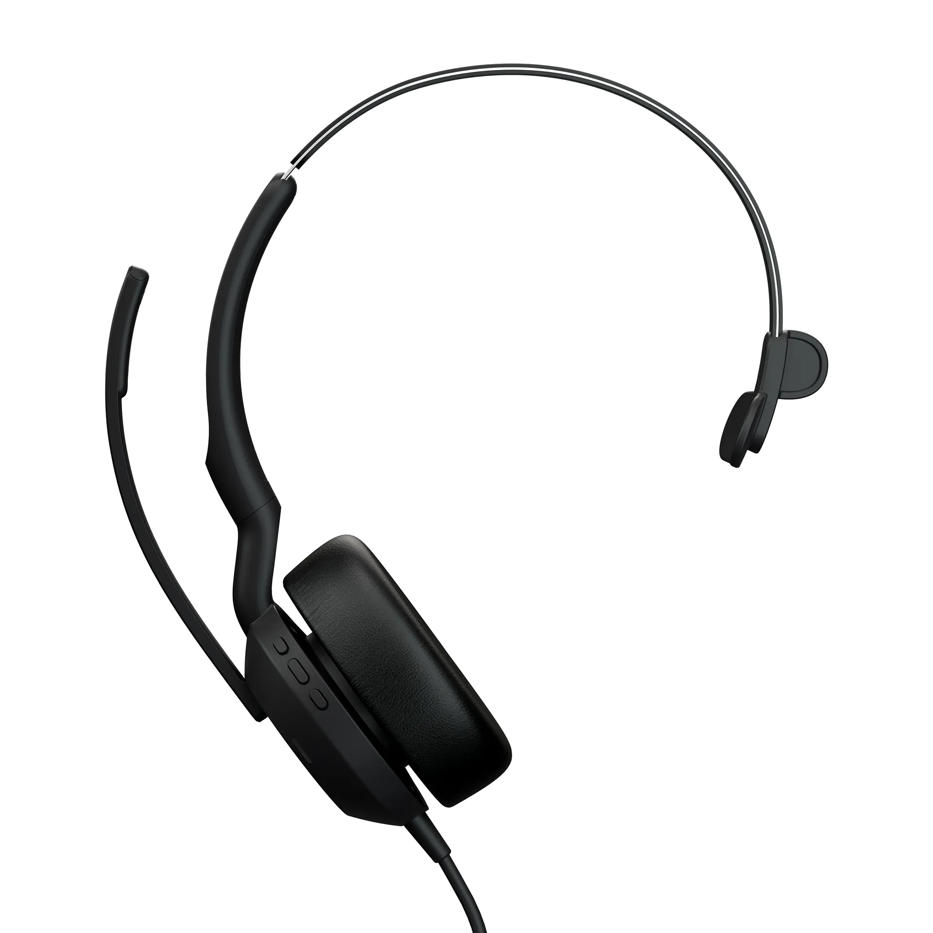 Jabra Evolve2 50 USB-C Mono -kuulokemikrofoni, UC, Musta